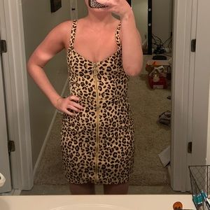 Cheetah print Bodycon dress